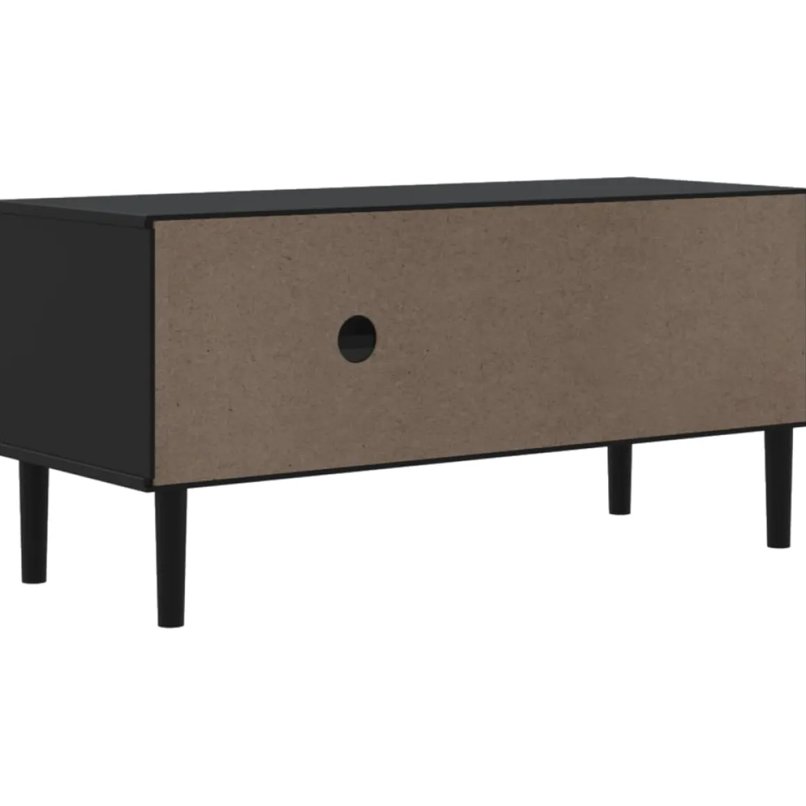 Mueble bajo de TV Senja 1 puerta + 2 huecos 49x106x40 cm