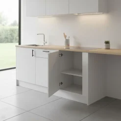 Mueble bajo Kira módulo 1 puerta blanco 60 cm