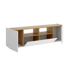 Mueble bajo TV Isola 3 puertas blanco/nordic 44x142x35 cm