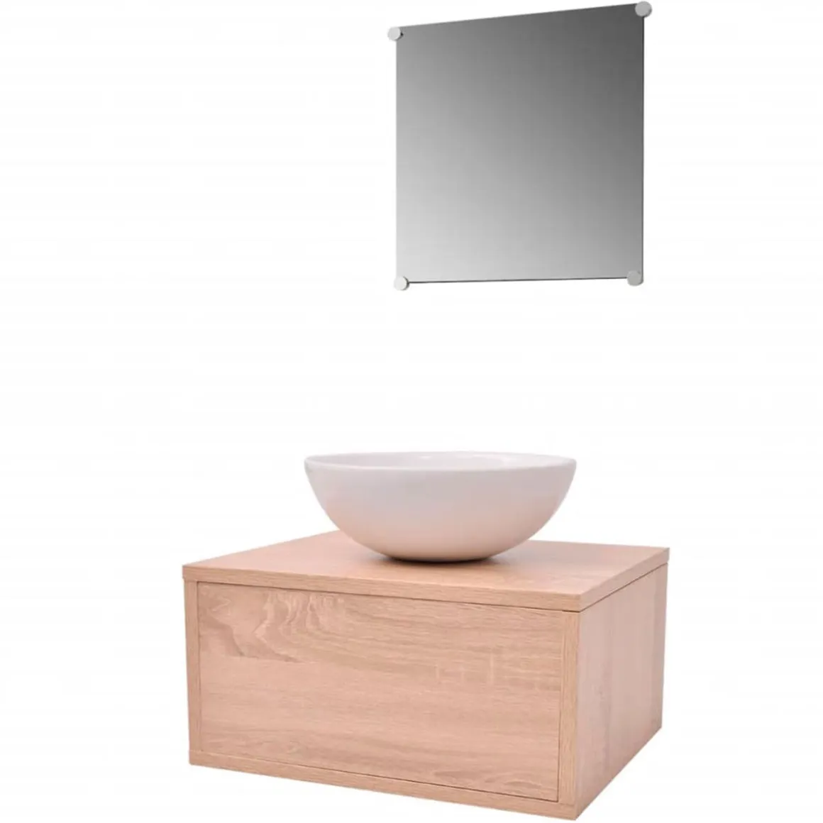 Mueble de baño Bahamas + lavabo + espejo 20x40x34 cm