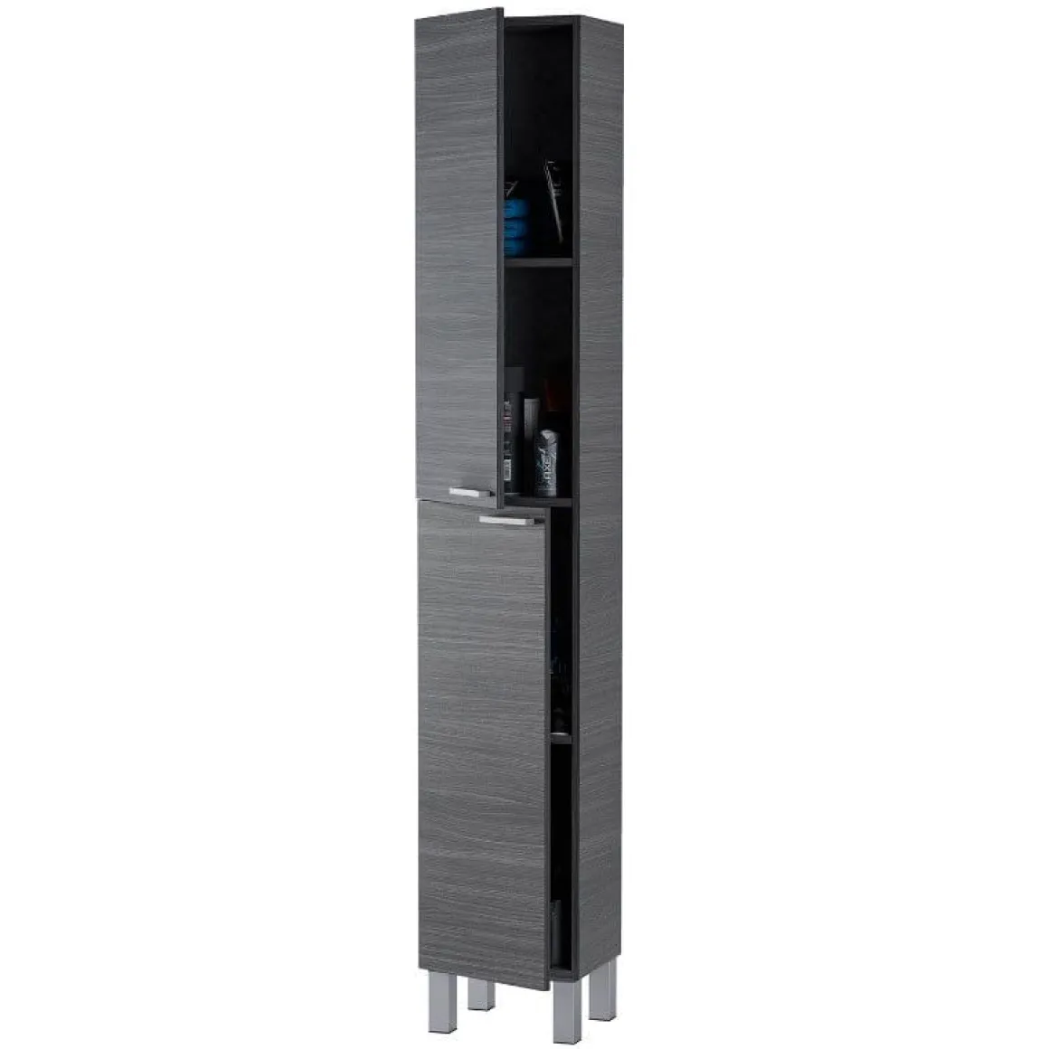 Mueble de baño columna Arkit 2 puertas 182x30x25 cm