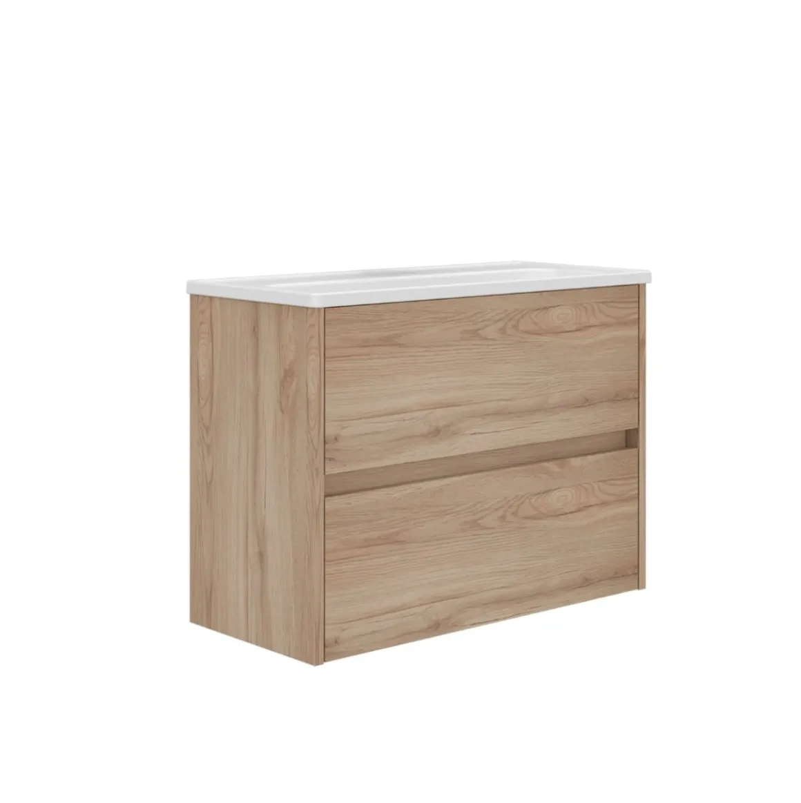 Mueble de baño Lhotse con lavabo y espejo 80 cm