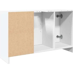 Mueble de baño Liberto 2 puertas + 3 compartimentos blanco 55x90x29 cm