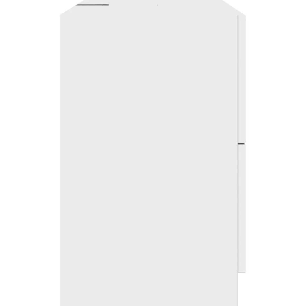 Mueble de baño Miel puerta abatible + cajón blanco 59x78x37 cm