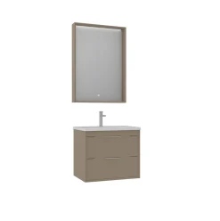 Mueble de baño Rainier 2 cajones con espejo táctil