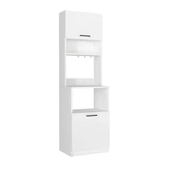 Mueble de cocina Tuco 2 puertas con compartimentos blanco 180x53,6x19,5 cm