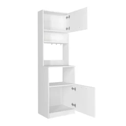 Mueble de cocina Tuco 2 puertas con compartimentos blanco 180x53,6x19,5 cm
