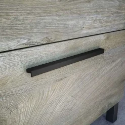 Mueble de lavabo Athena con espejo roble Alaska