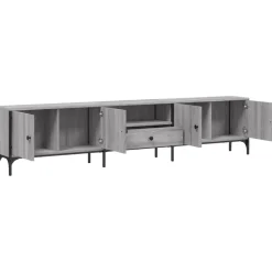 Mueble de TV Acuario 2 armarios + cajón + compartimento 44x200x25 cm