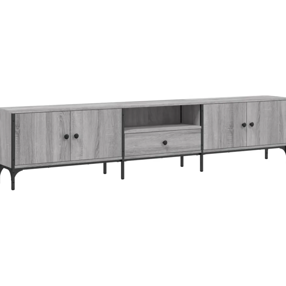Mueble de TV Acuario 2 armarios + cajón + compartimento 44x200x25 cm
