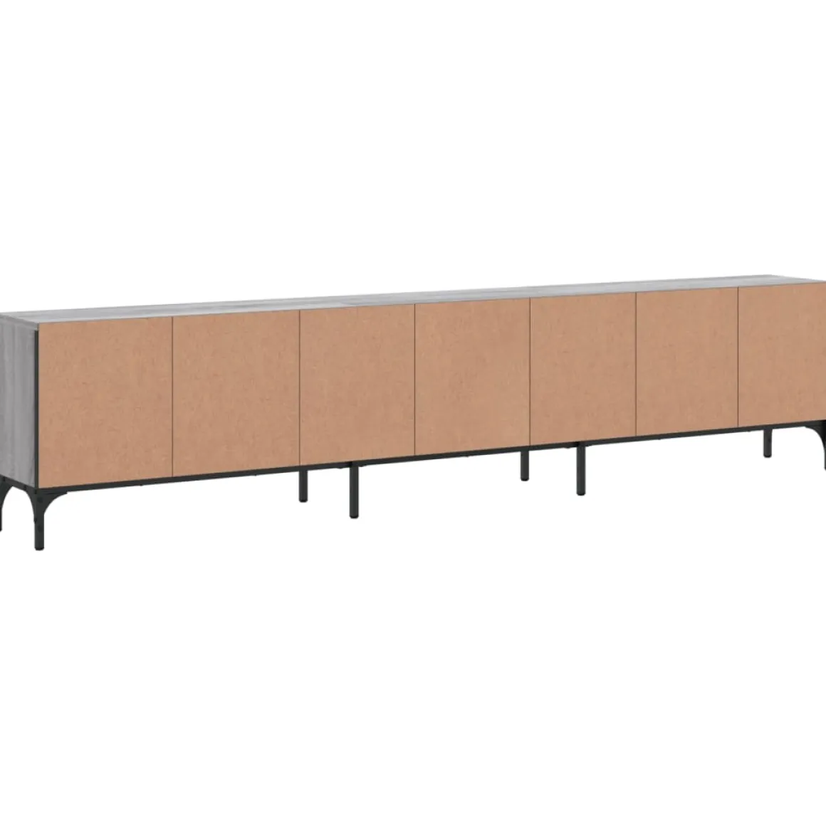 Mueble de TV Acuario 2 armarios + cajón + compartimento 44x200x25 cm