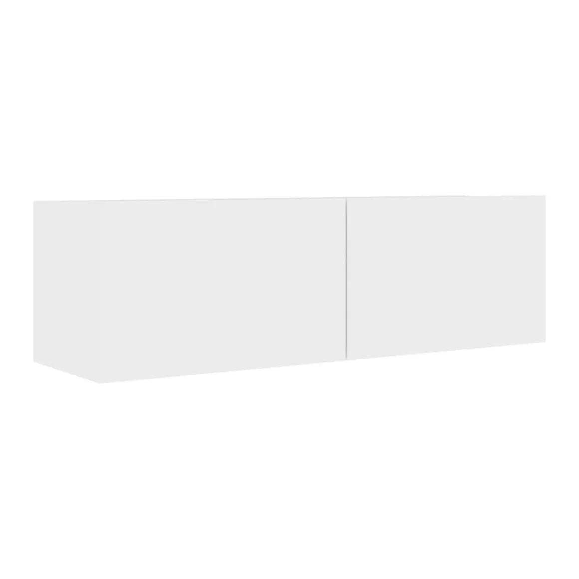 Mueble de TV Azyal flotante 2 puertas abatibles 30x100x30 cm