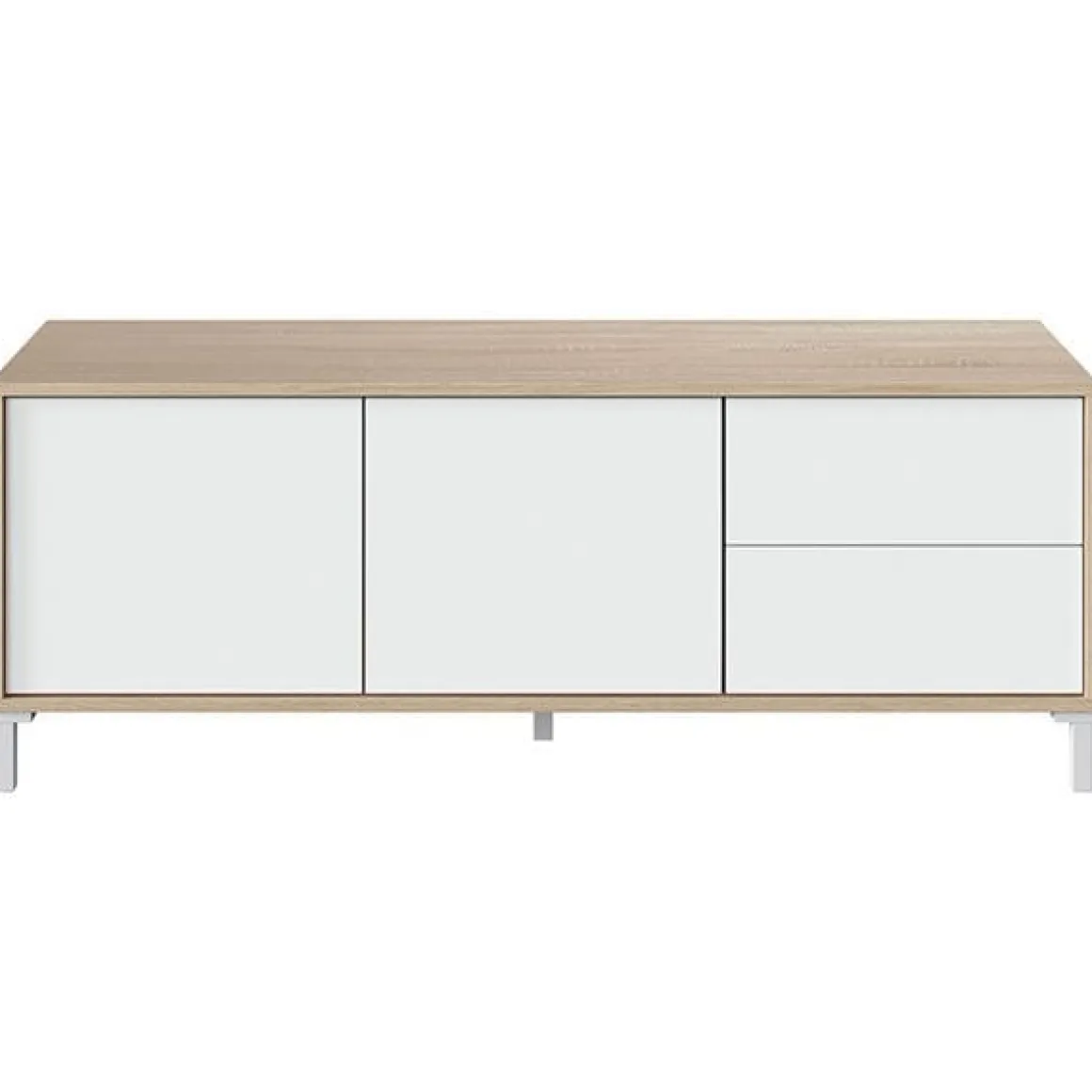 Mueble de TV Brooklyn 2 puertas + 2 cajones 47x130x41 cm