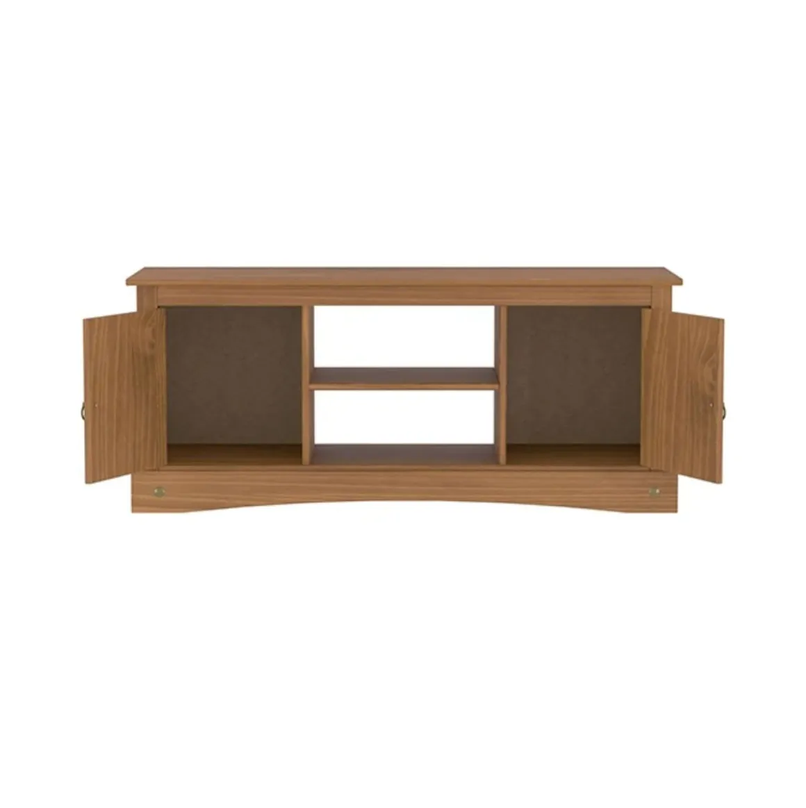 Mueble de TV Águila 2 puertas + 2 compartimentos marrón 40x120x51 cm