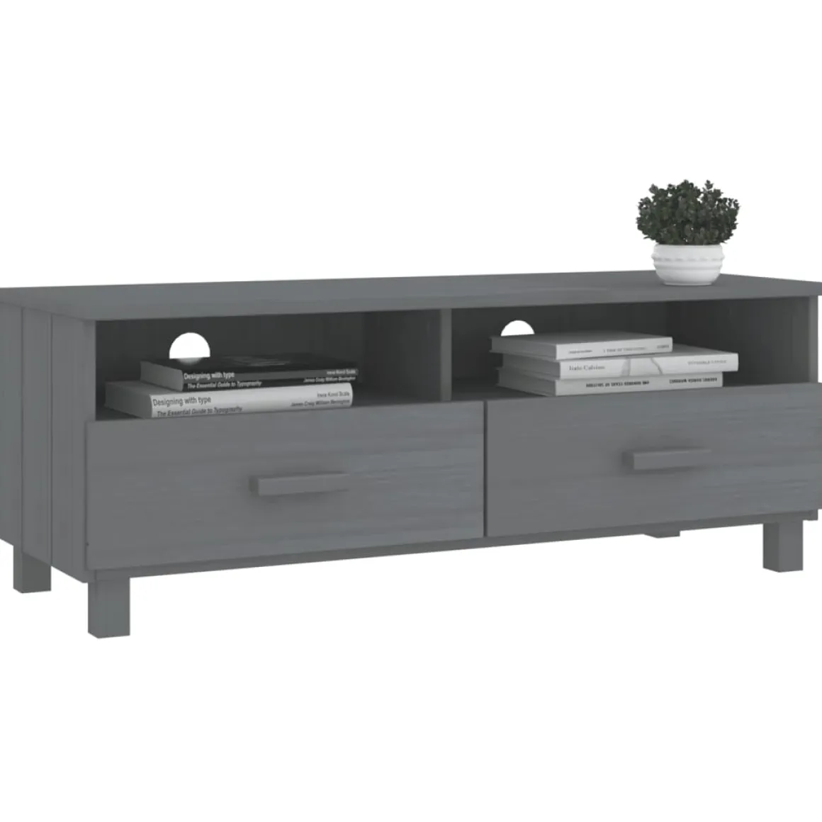 Mueble de TV Hamar 2 cajones + 2 compartimentos 40x106x40 cm