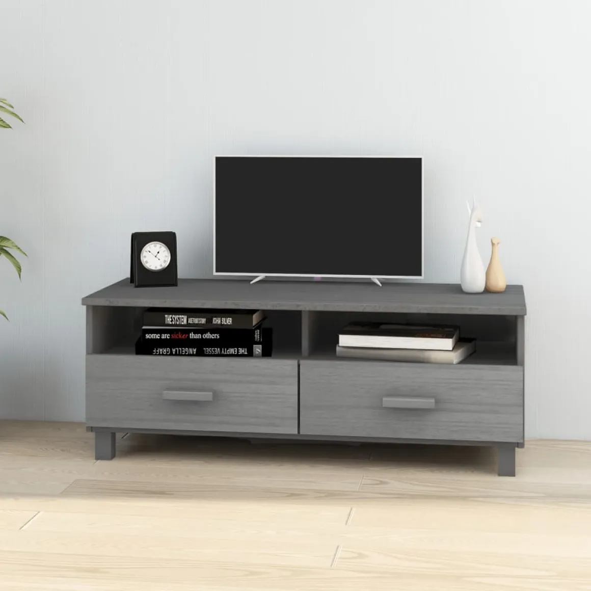 Mueble de TV Hamar 2 cajones + 2 compartimentos 40x106x40 cm