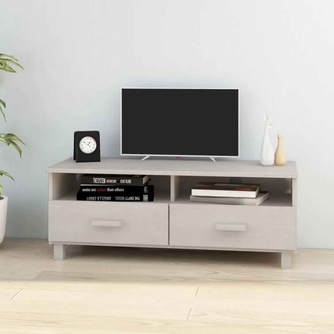 Mueble de TV Hamar 2 cajones + 2 compartimentos 40x106x40 cm