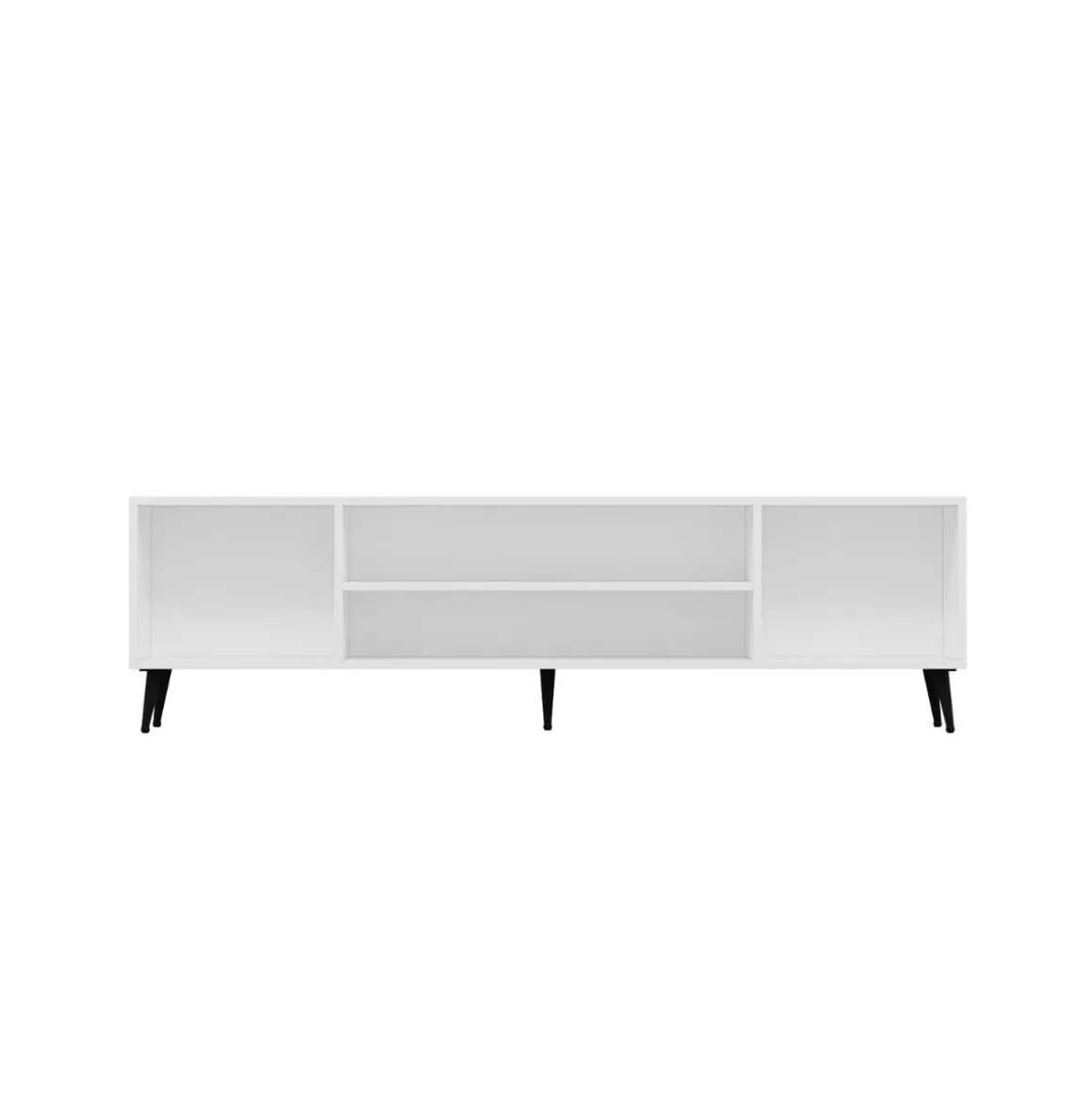 Mueble de TV Kale 4 puertas blanco 51x180x35 cm