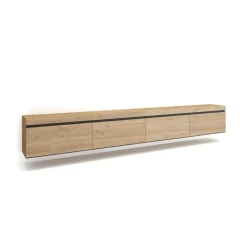 Mueble de TV Kroma 4 puertas abatible natural 45x320x34,6 cm