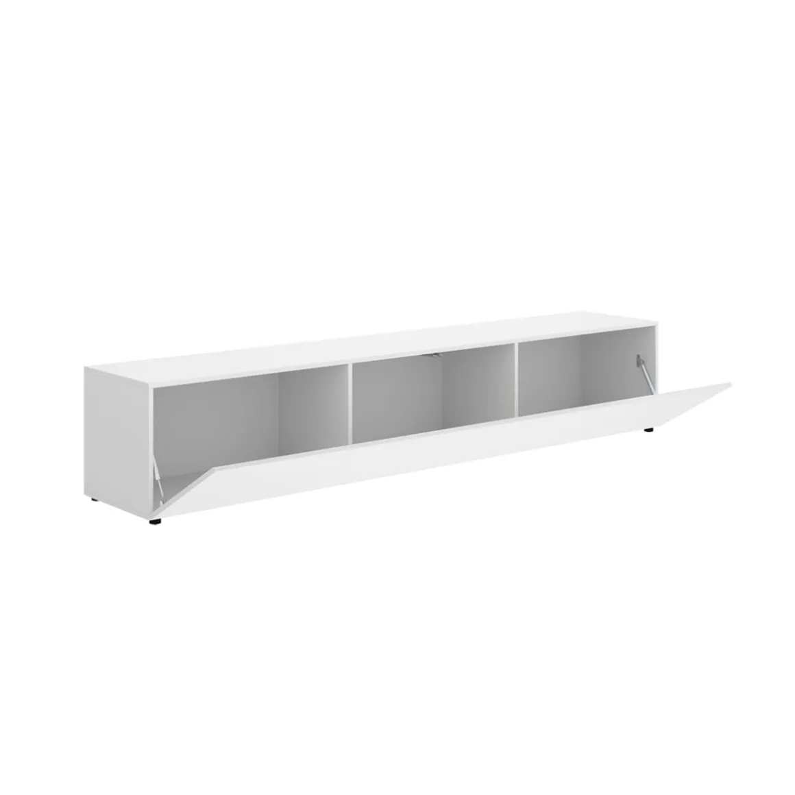 Mueble de TV Noka puerta abatible blanco 43x220x41,6 cm