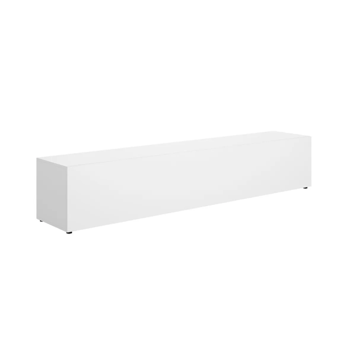Mueble de TV Noka puerta abatible blanco 43x220x41,6 cm
