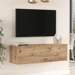 Mueble de TV Ona puerta abatible natural 29x100x31 cm