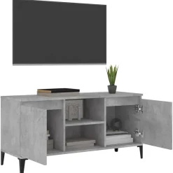Mueble de TV Rif 2 puertas + 2 compartimentos 50x103,5x35 cm