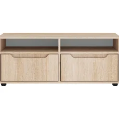 Mueble de TV Visnes 2 cajones + 2 compartimentos 38x100x40 cm
