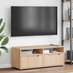 Mueble de TV Visnes 2 cajones + 2 compartimentos 38x100x40 cm
