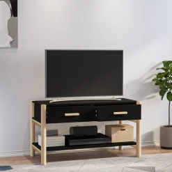 Mueble para TV Mila 2 cajones + estante inferior 45x82x38 cm
