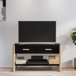 Mueble para TV Mila 2 cajones + estante inferior 45x82x38 cm