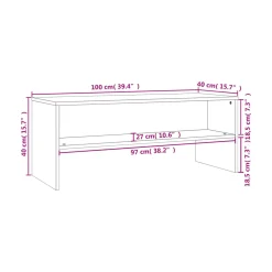 Mueble para TV Rem compartimento abierto 40x100x40 cm