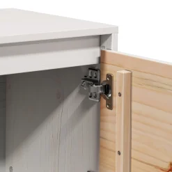 Mueble TV Atenas 4 puertas blanco 45x156x37 cm