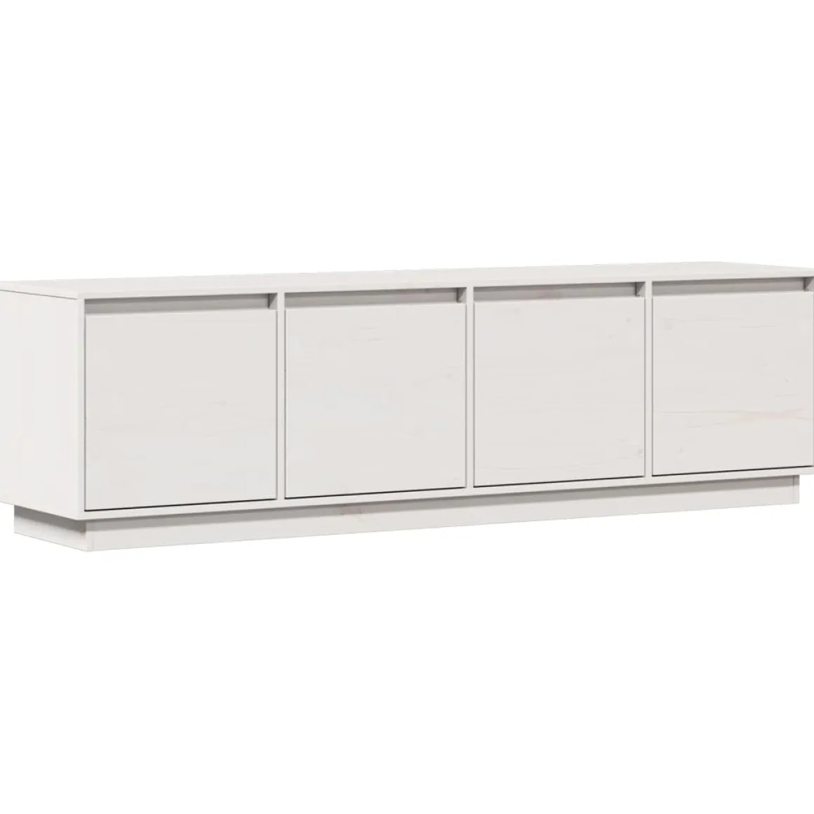 Mueble TV Atenas 4 puertas blanco 45x156x37 cm