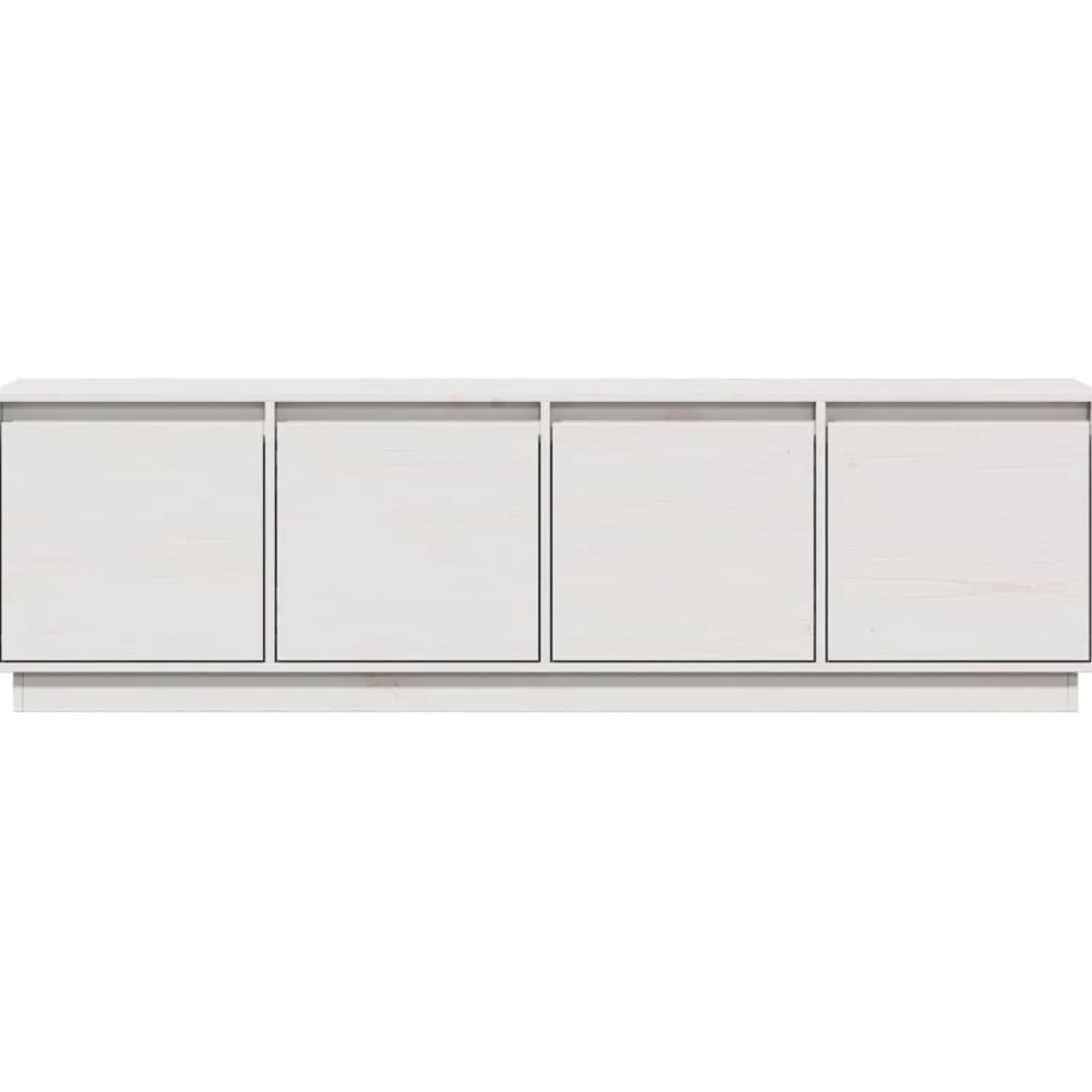 Mueble TV Atenas 4 puertas blanco 45x156x37 cm