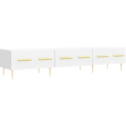 Mueble TV Cristina 3 cajones + tiradores blanco 30x150x36 cm