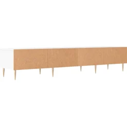 Mueble TV Cristina 3 cajones + tiradores blanco 30x150x36 cm
