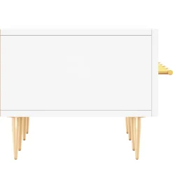 Mueble TV Cristina 3 cajones + tiradores blanco 30x150x36 cm