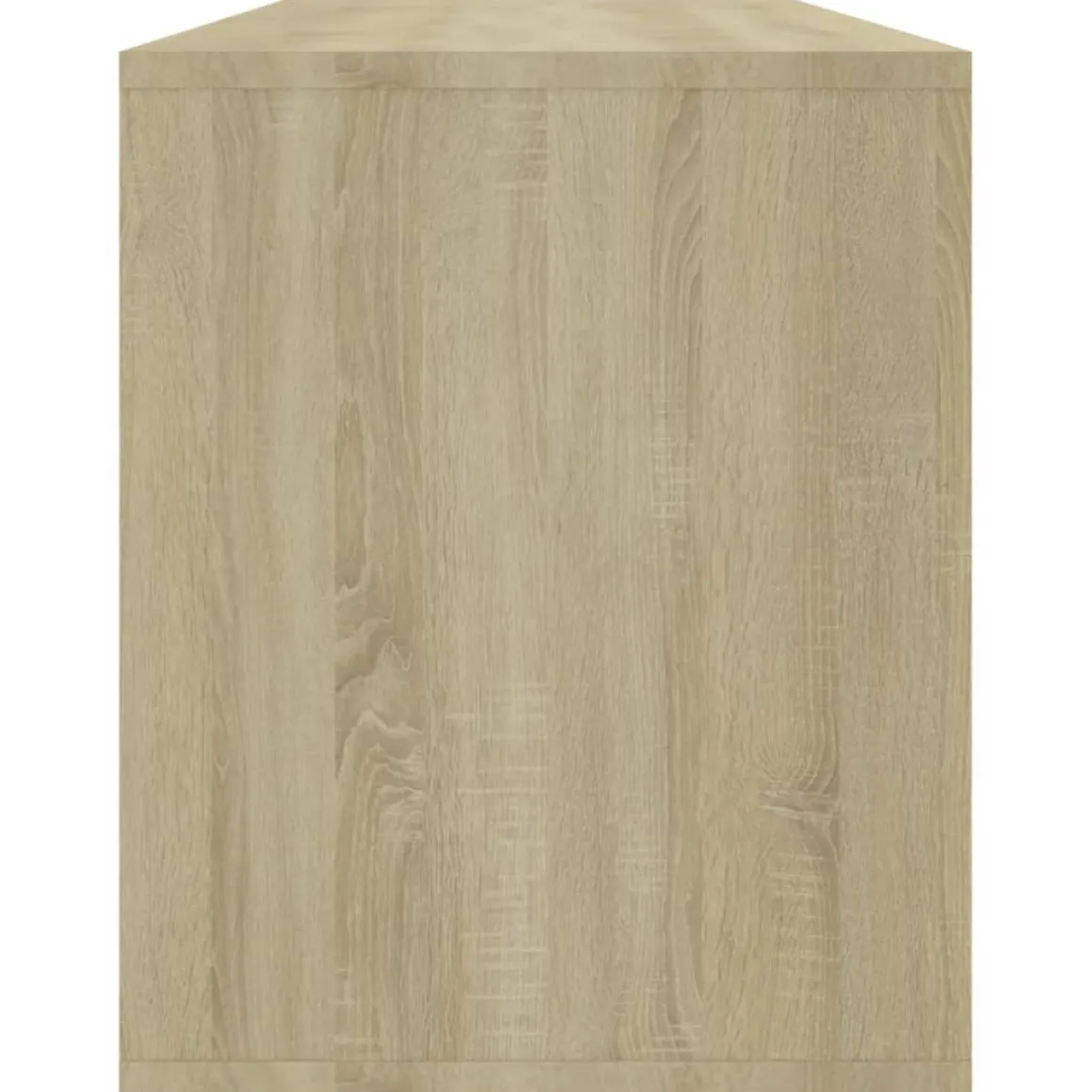 Mueble TV Dahl 2 puertas + 4 compartimentos roble 40x130x35 cm