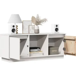 Mueble TV Gredos 2 puertas + 1 compartimento abierto 44x103x29 cm