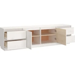 Mueble TV Laura 2 puertas + 4 cajones 47,5x176x37 cm