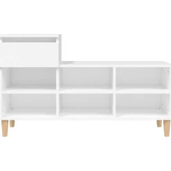 Mueble zapatero 1 cajón 6 compartimentos 60x102x36 cm