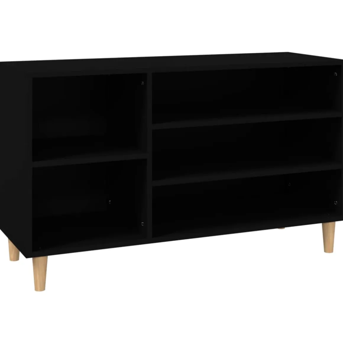 Mueble zapatero 5 compartimentos madera 60x102x36 cm
