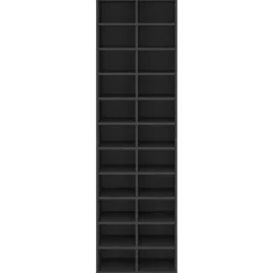 Mueble zapatero de madera 22 compartimentos 183x54x34 cm