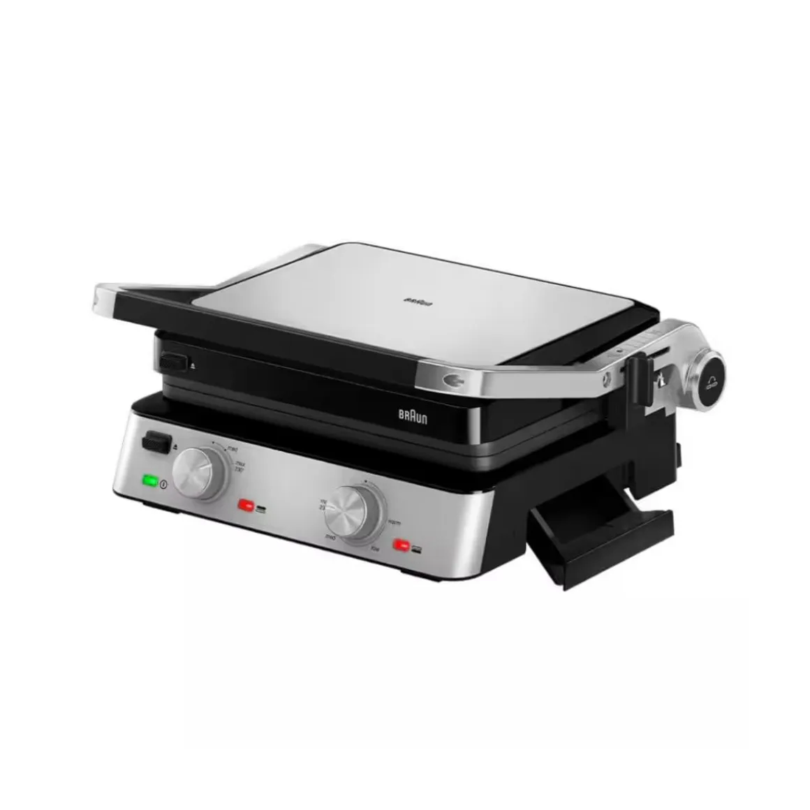MultiGrill Braun CG7020 2000W 3 en 1 con dos placas acero inox