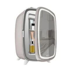 Nevera de cosméticos Cecotec Bamba CoolingBeauty 6000 Mirror 6L con espejo + LED