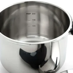 Olla a presión Noble Pyrex 6L acero inoxidable Ø22x16 cm