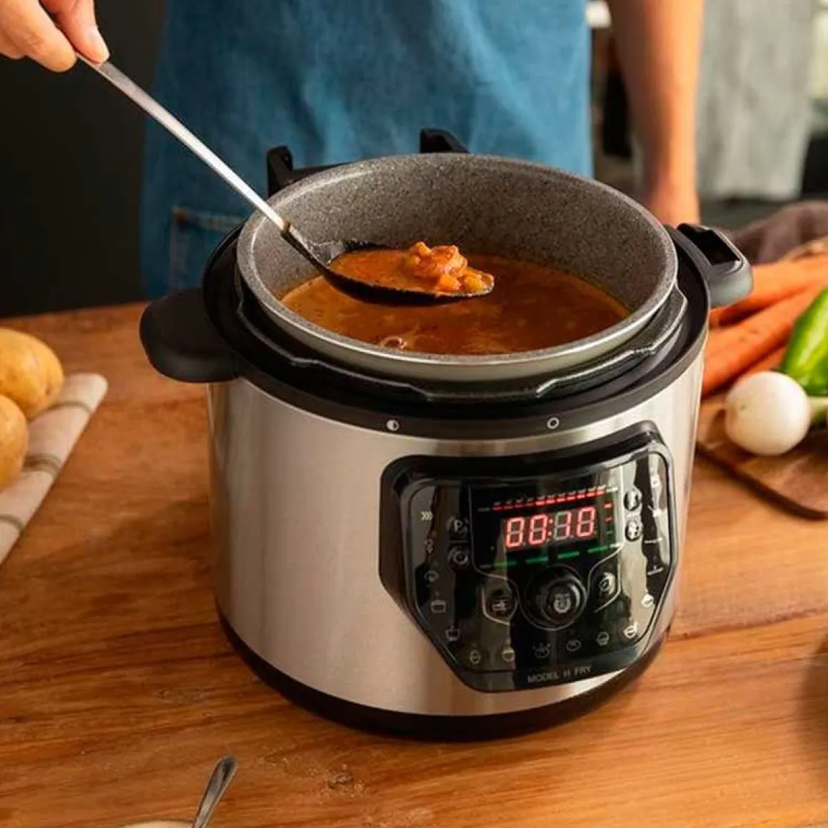 Olla Gm Cecotec Modelo H Fry 6l Programable Inox