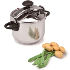 Olla rápida a presión Jata OPC con tapa acero inox