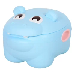 Orinal infantil Homcom 2 en 1 hipopótamo 23x30x40 cm